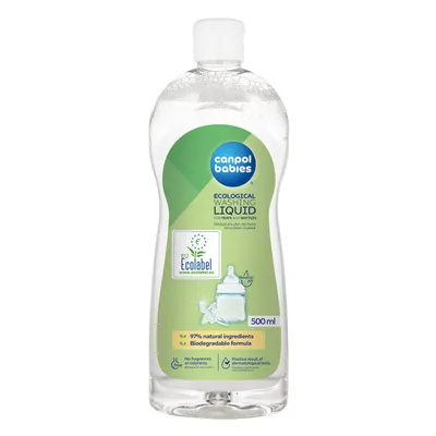 Zdjęcie produktu dla Canpol babies Ekologiczny płyn do mycia smoczków i butelek 500 ml, 1/500