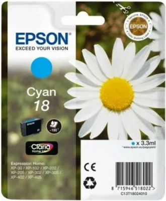 Produktbild von Kompatibel Tintenpatrone Epson T1802 Türkis