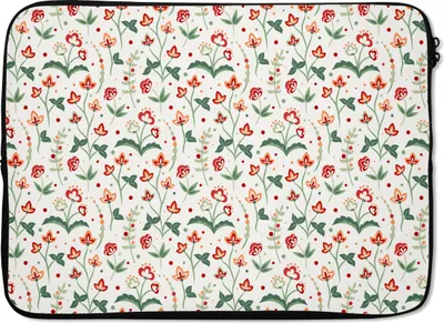 Produktbild von MuchoWow® Laptop Hülle 14 ZollSommer - Blumen - Muster Laptoptasche - Laptoptasche - Stoßsicher - Schutzhaube