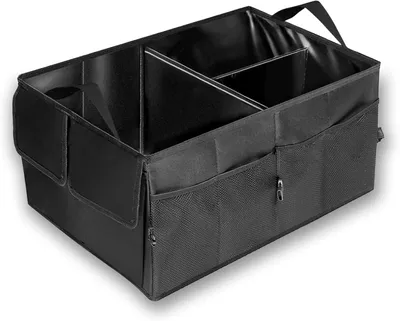 Produktbild von Auto Kofferraum Organizer, faltbar, groß, mit mehreren Taschen, rutschfest, für alle Fahrzeuge