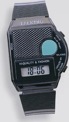 Produktbild von Atlanta Sprechende Armbanduhr Quartz, mit Weckfunktion, Repetition, optionales Stundensignal; 6694