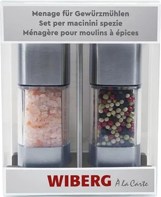 Produktbild von Wiberg-Menage mit Salz- und Pfeffermühle 205g