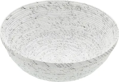 Productafbeelding van KitchenCraft Natural Elements Grote, stevige fruitschaal, gemaakt van gerecycled, biologisch afbreekbaar en herbruikbaar biologisch afbreekbaar papier, 30 cm