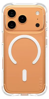 Produktbild von PanzerGlass CARE™ by ® Samba Case Transparent m. Weiß MagSafe iPhone 17 Pro, Cover, Apple, Apple - iPhone 17 Pro, Transparent
