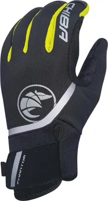 Produktbild von CHIBA Phantom - Radhandschuhe XL schwarz/neongelb, winddicht & touchscreenfäh...