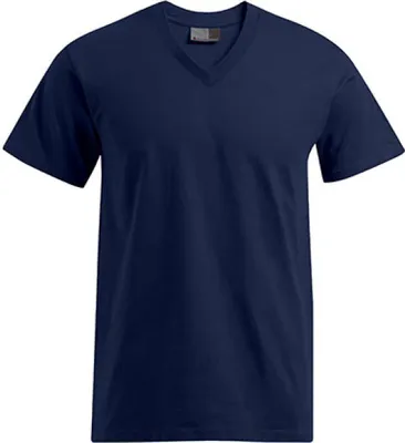 Produktbild von Premium V-Ausschnitt T-Shirt Herren, Marineblau, L