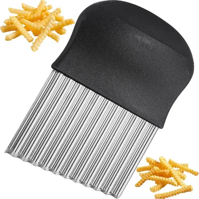 Produktbild von Wellenschneider aus Edelstahl 14X9.5cm für Gemüse/Kartoffeln/Karotten