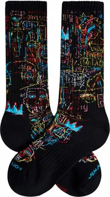 Produktbild von Socken Jimmy Lion Basquiat Kings Of Schwarz 41-46