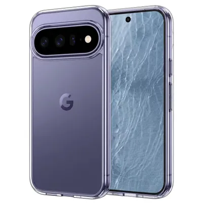Produktbild von CLM-Tech Hülle kompatibel mit Google Pixel 11 Pro XL - keine Vergilbung Stoßfeste Schutzhülle - Transparente Handyhülle aus TPU Gummi mit harter PC Rückseite ( Durchsichtig )