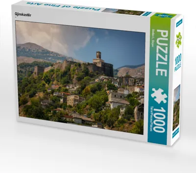 Produktbild von CALVENDO Puzzle Gjirokastër | 1000 Teile Lege-Größe 64x48cm Foto-Puzzle für glückliche Stunden