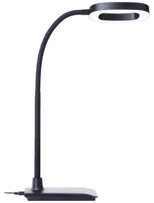Produktbild von LED-Schreibtischleuchte, 43cm, 880lm, 5000K, dimmbar, Flexarm, schwarz