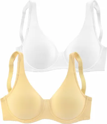 Produktbild von PETITE FLEUR Minimizer-BH gelb+weiß Größe 75 D