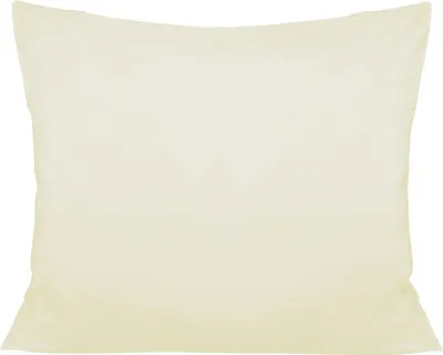 Produktbild von Kissenbezug Satin Baumwolle creme 155/50x60.