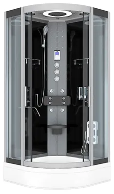 Produktbild von Duschkabine Dusche D58-53T1 Komplettdusche Fertigdusche 90x90 cm
