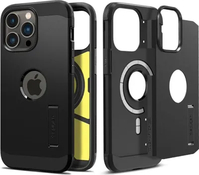 Produktbild von Spigen ACS04840, Cover, Apple, iPhone 14 Pro Max, 17 cm (6.7"), Schwarz
