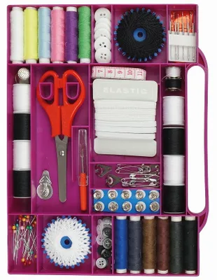 Produktbild von KLEIBER Universal-Nähkästchen 111-teilig pink