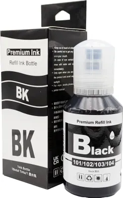 Produktbild von Kompatibler Nachfülltinte für EcoTank ET-2710 ET-2750 ET-2810 ET-4700 ersetzt 104 Schwarz - ca. 7500 Seiten