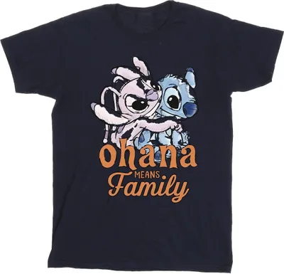 Produktbild von Disney - "Ohana" T-Shirt für Herren BI33337 (XL) (Marineblau)