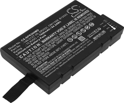 Zdjęcie produktu dla TECHTEK Bateria kompatybilny z [Spacelabs] ELS5, mCare300, mCare300D zastępuje 146-0127-00, kompatybilny z 146-0130-00, kompatybilny z B12023, kompa
