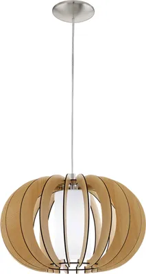 Obrázek produktu pro EGLO Stellato 1, Flexibilní, Nikl, Bílá, Dřevo, Sklo, Ocel, Dřevo, Sklo, Dřevo, Vnitřní