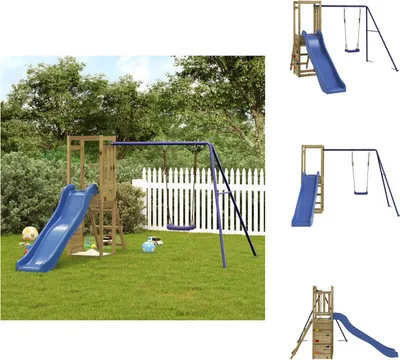 Produktbild von vidaXL Spielturm Imprägniertes Kiefernholz -  Schaukeln & Spieltürme
