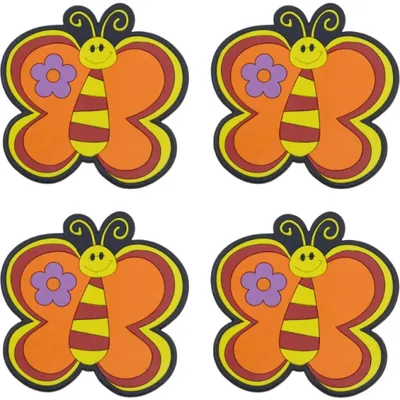 Obrázok produktu pre Sada 4 podtáckov – 10 x 10 cm – 4 ks – oranžová