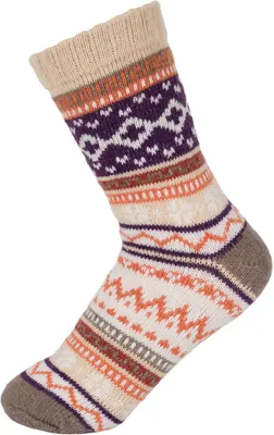 Immagine prodotto di styleBREAKER Calzini norvegesi da donna con motivo norvegese invernale, caldi calzini a maglia, taglia unica 37-41, 1 paio 08030016