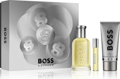 Produktbild von Hugo Boss Bottled Set Edt Spray 100ml/Shower Gel 100ml/Edt Spray 10ml 210 ml