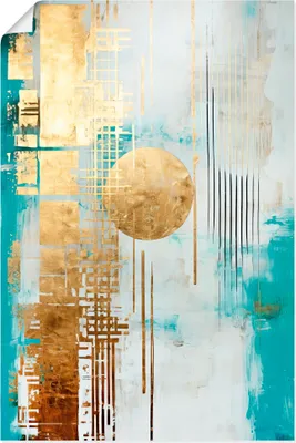 Produktbild von ARTland Poster ABSTRAKTE KUNST Himmelspforte Größe: 20x30 cm