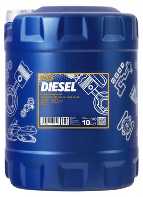Produktbild von MANNOL 7402 Diesel Motoröl 15W-40 mineralisch, API CH-4/SN, für Pkw, 10L