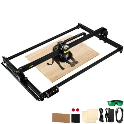 Obrázok produktu pre Stolný laserový gravírovací stroj VEVOR 18,1 x 31,9 palca, veľká gravírovacia plocha, výkon lasera 7,5 W