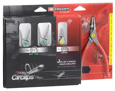 Obrázek produktu pro FACOM sada kleští na pojistné kroužky Circlips® 4dílná