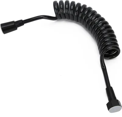Productafbeelding van 2 meter langere slang voor bidetdouche met koperen dop, flexibele, intrekbare doucheslang, accessoires