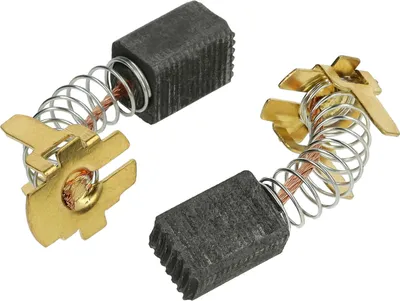 Produktbild von vhbw 2x Kohlebürste 10 x 7,5 x 6,6 mm kompatibel mit Hitachi WH18DSC Elektrowerkzeug + Feder