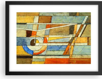 Produktbild von Gerahmtes Poster - Schwarzer Rahmen - Abstraktion modern - 40x30 cm - Wand Bild - Wanddeko - Wandbilder - Kunstposter - Wandposter - Bilderrahmen - Bilder - Kunstdruck - Wandbild - P2BAA40x30-3611