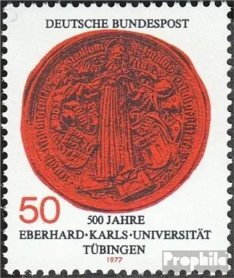 Produktbild von Briefmarken BRD (BR.Deutschland) 1977 Mi 946 (kompl.Ausgabe) postfrisch 500 Jahre Universität Tübingen