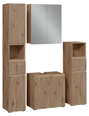 Obrázek produktu pro Sestava koupelnového nábytku Vicco Takumi Artisan 4 díly, Model 58541