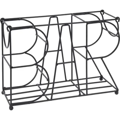 Obrázek produktu pro Stojan na víno BAR, kov, 28x19 cm