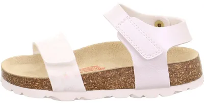 Produktbild von Superfit Kinder Pantolette Fussbettpantoffel Weiß 36