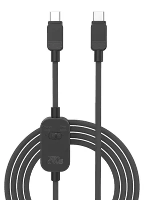 Produktbild von 4smarts 541887, 1,2 m, USB C, USB C, USB 2.0, 0,48 Gbit/s, Schwarz