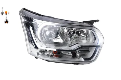 Produktbild von Scheinwerfer passend für Ford Transit 13 08/ 13- Rechts Leuchtmittel 1830355 1815694 1817485 1819824 1865207 1877025 BK3113W029BF Johns
