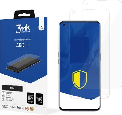 Produktbild von 3mk Display Schutzfolie ARC+ für Realme GT 5G  0,17mm Self-Heal (2 Stück)