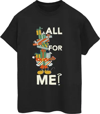 Produktbild von Disney - "Presents All For Me" T-Shirt für Damen BI39295 (M) (Schwarz)