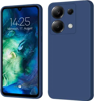 Produktbild von Hülle für Xiaomi Redmi Note 13 Pro 5G Case Cover Bumper Silikon Softgrip Schutzhülle Farbe: Blau