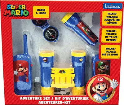 Produktbild von Lexibook Super Mario, Walkie-Talkie für Kinder, 3 Jahr(e), 420 g, Blau, Gelb, Rot