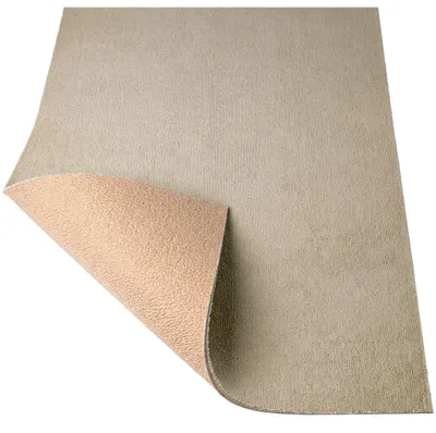 Produktbild von ANRO Badteppich AquaLoop  60x100cm Beige Meterware Badläufer Mikrofaser saugstark schnelltrocknend rutschhemmend zuschneidbar