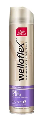 Zdjęcie produktu dla Wellaflex, Fulle & Style Lakier do włosów, 250 ml (PRODUKT Z NIEMIEC)