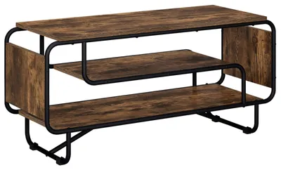 Produktbild von vidaXL TV-Ständer 98 x 36 x 45 cm Räuchereiche Holzwerkstoff