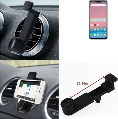 Produktbild von K-S-Trade Lüftungshalterung kompatibel mit LG Electronics Style3 KFZ-Halterung Autohalterung Handy-halterung Lüftungsgitter Lüftungsschlitze