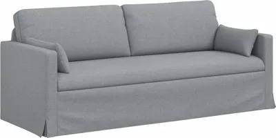 Obrázok produktu pre vidaXL Pohovka Svetlosivá 78 x 78 x 80 cm Látková